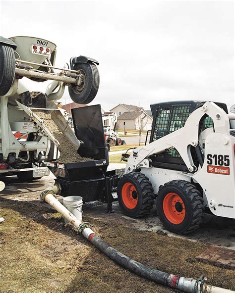 skid steer concrete pump price|bobcat concrete pump attachment.